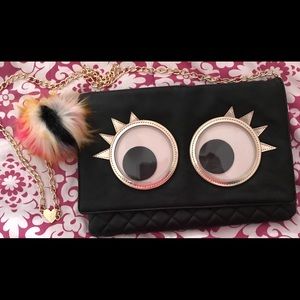 Betsey Johnson Googly Moogly crossbody